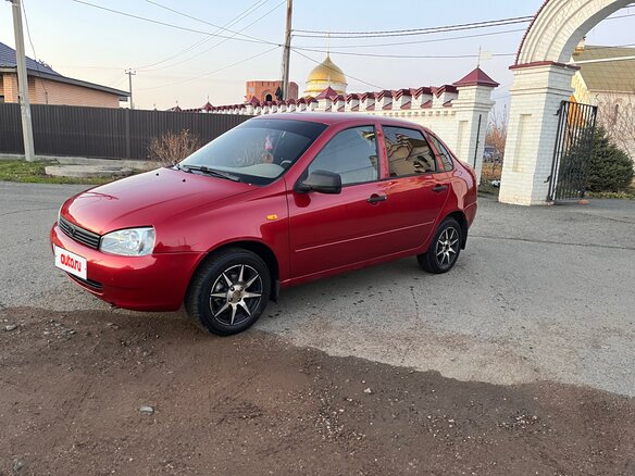 2009 Lada (ВАЗ) Kalina I, красный, 315000 рублей