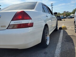 2001 Toyota Mark II IX (X110), белый, 700000 рублей, вид 4