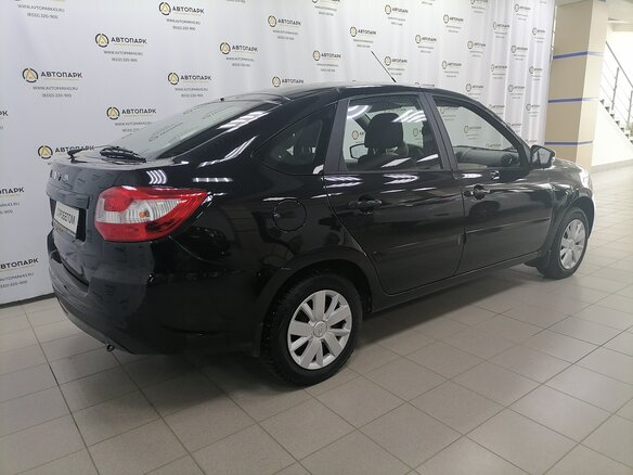 2019 Lada (ВАЗ) Granta I Рестайлинг, чёрный - вид 2