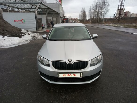 2014 Skoda Octavia III (A7), серебристый, 1350000 рублей - вид 1