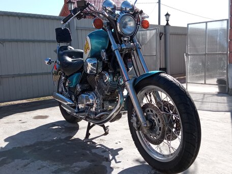 1995 Yamaha XV1100 Virago, синий, 600000 рублей, вид 4