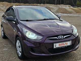 2011 Hyundai Solaris I, фиолетовый, 980000 рублей, вид 2