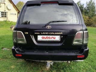 2002 Toyota Land Cruiser 100 Series, чёрный, 1600000 рублей, вид 3