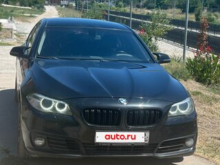 2015 BMW 5 серии 520d VI (F10/F11/F07) Рестайлинг, чёрный, 2100000 рублей, вид 1
