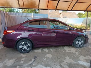 2014 Hyundai Solaris I, фиолетовый, 950000 рублей, вид 5