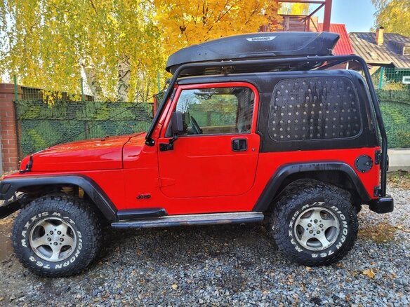 1997 Jeep Wrangler II (TJ), пурпурный, 1800000 рублей - вид 5