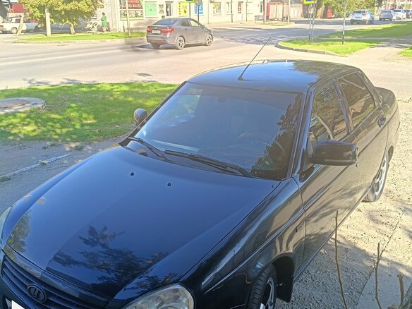 2012 Lada (ВАЗ) Priora I, чёрный, 430000 рублей - вид 2