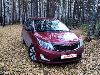 2014 Kia Rio 4-speed III, красный, 850000 рублей, вид 2