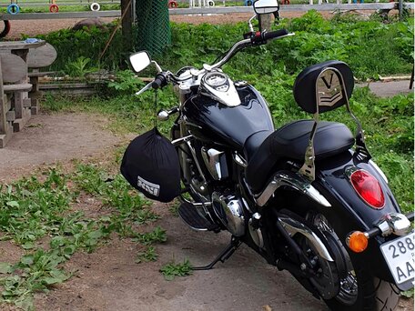 2013 Kawasaki VN900 Vulcan, чёрный, 890000 рублей, вид 2