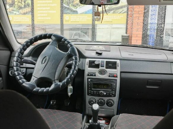 2012 Lada (ВАЗ) Priora I, чёрный, 260000 рублей - вид 1