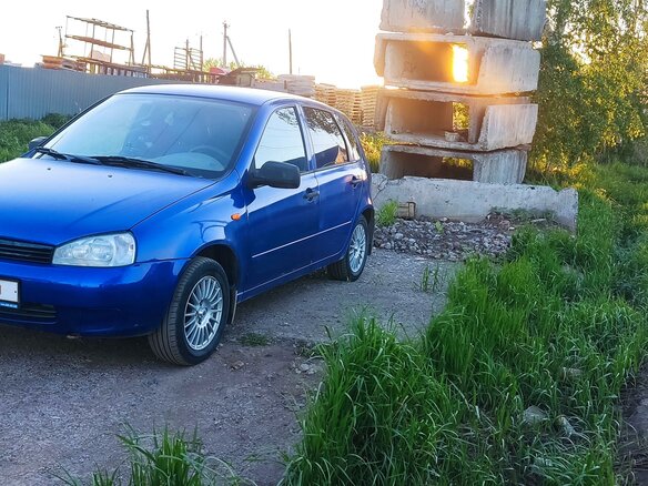2011 Lada (ВАЗ) Kalina I, синий, 300000 рублей
