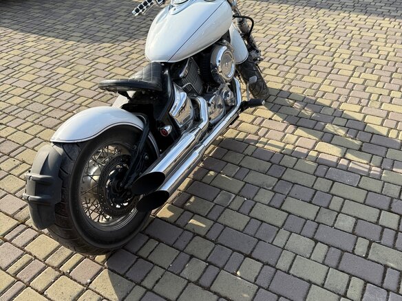 2007 Yamaha XVS1100, белый, 580000 рублей - вид 4