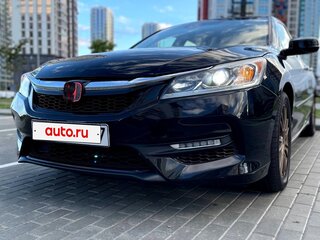2016 Honda Accord IX Рестайлинг, чёрный, 1434437 рублей, вид 3