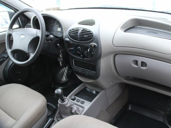 2012 Lada (ВАЗ) Kalina I, бежевый - вид 3
