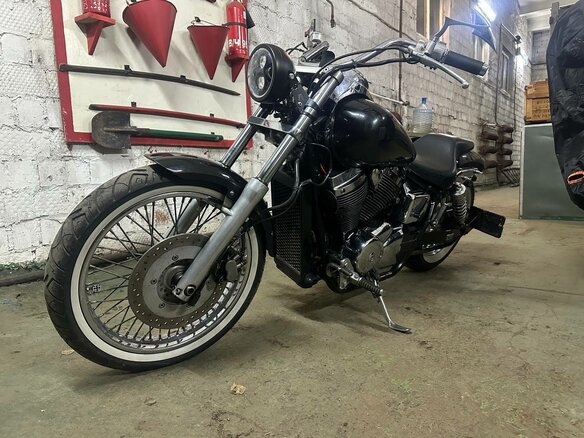 2001 Honda Shadow 400, чёрный, 300000 рублей - вид 7