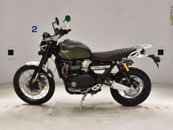 2020 Triumph Scrambler, зелёный, 1200000 рублей - вид 1