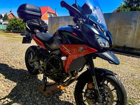 2020 Yamaha MT-09 Tracer (FJ-09), пурпурный, 1450000 рублей, вид 1