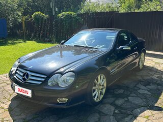 2007 Mercedes-Benz SL-Класс 550 V (R230) Рестайлинг, чёрный, 3600000 рублей, вид 1