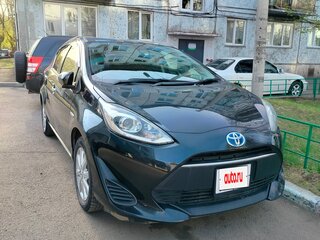 2018 Toyota Aqua I Рестайлинг 2, чёрный, 1200000 рублей, вид 1