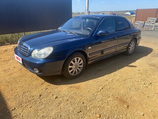 2007 Hyundai Sonata ТагАЗ IV (EF) Рестайлинг, синий, 885000 рублей, вид 1