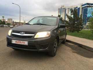2016 Lada (ВАЗ) Granta I, серый, 400000 рублей, вид 4