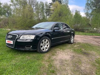 2004 Audi A8 II (D3), чёрный, 900000 рублей, вид 1