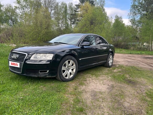 2004 Audi A8 II (D3), чёрный, 900000 рублей