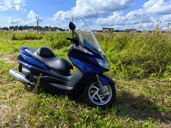 2004 Yamaha Majesty 400, синий, 240000 рублей - вид 13