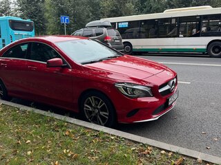 2016 Mercedes-Benz CLA 200 I (C117, X117), красный, 1700000 рублей, вид 2