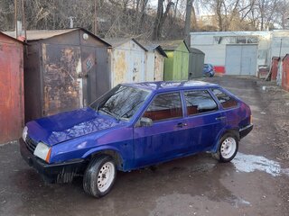 1998 Lada (ВАЗ) 2109, синий, 100000 рублей, вид 3