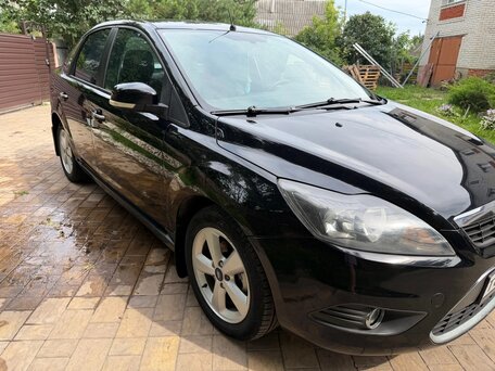 2008 Ford Focus II Рестайлинг, чёрный, 530000 рублей, вид 1