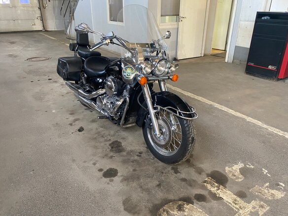 2009 Honda Shadow 750, чёрный, 720000 рублей - вид 12