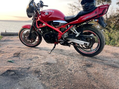 1998 Suzuki Bandit GSF 400, красный, 270000 рублей, вид 4
