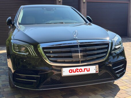 2019 Mercedes-Benz S-Класс 350 d Long VI (W222, C217) Рестайлинг, чёрный, 4500000 рублей, вид 5