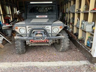 1997 Land Rover Defender 90 I, синий, 1250000 рублей, вид 5