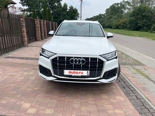 2020 Audi Q7 45 TFSI II (4M) Рестайлинг, белый, 3950000 рублей, вид 3