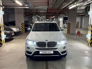 2016 BMW X3 28i xDrive II (F25) Рестайлинг, белый, 2650000 рублей, вид 2