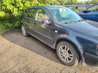 2003 Volkswagen Golf IV, синий, 172500 рублей, вид 1