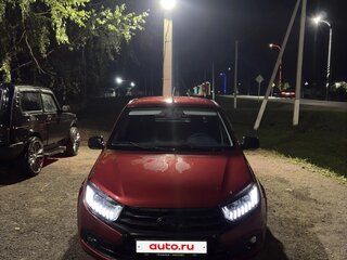 2012 Lada (ВАЗ) Granta I, серебристый, 270000 рублей, вид 4