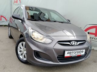 2011 Hyundai Solaris I, серый, 459000 рублей, вид 4