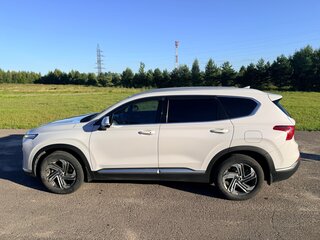 2022 Hyundai Santa Fe IV Рестайлинг, белый, 3700000 рублей, вид 4