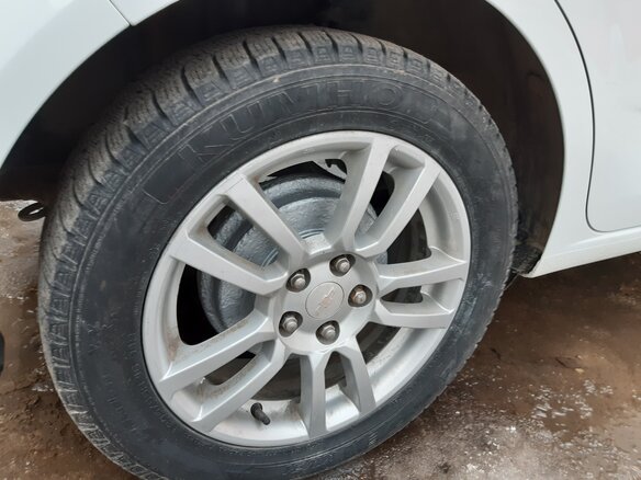 2013 Chevrolet Aveo II, белый - вид 14