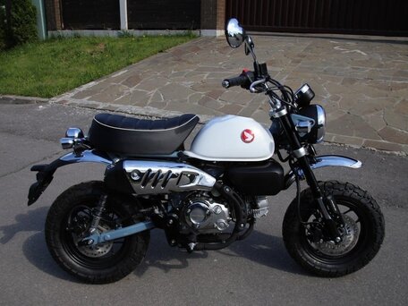 2021 Honda Z125 Monkey, голубой, 485000 рублей, вид 1