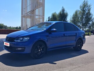 2020 Volkswagen Polo V Рестайлинг, синий, 1655000 рублей, вид 1