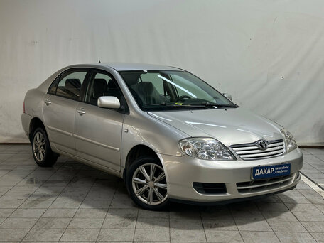 2004 Toyota Corolla IX (E120, E130) Рестайлинг, серебристый, 400000 рублей, вид 2