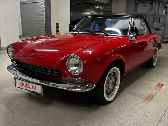 1966 Fiat 124 Sport Spider I, красный, 5500000 рублей - вид 5