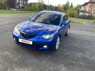 2007 Mazda 3 I (BK) Рестайлинг, синий, 500000 рублей, вид 4