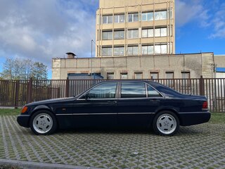 1991 Mercedes-Benz S-Класс 600 Long III (W140), синий, 6500000 рублей, вид 2
