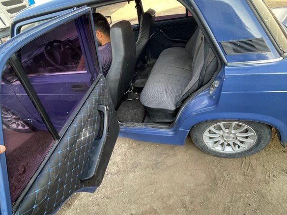 2005 Lada (ВАЗ) 2107, синий, 60000 рублей - вид 12