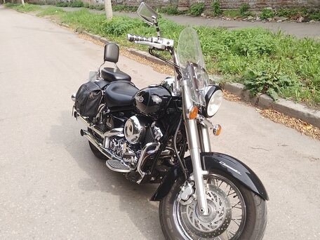 2006 Yamaha XVS650 Drag Star, чёрный, 425000 рублей, вид 1